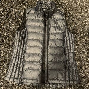 Gray Puffer Vest Women’s